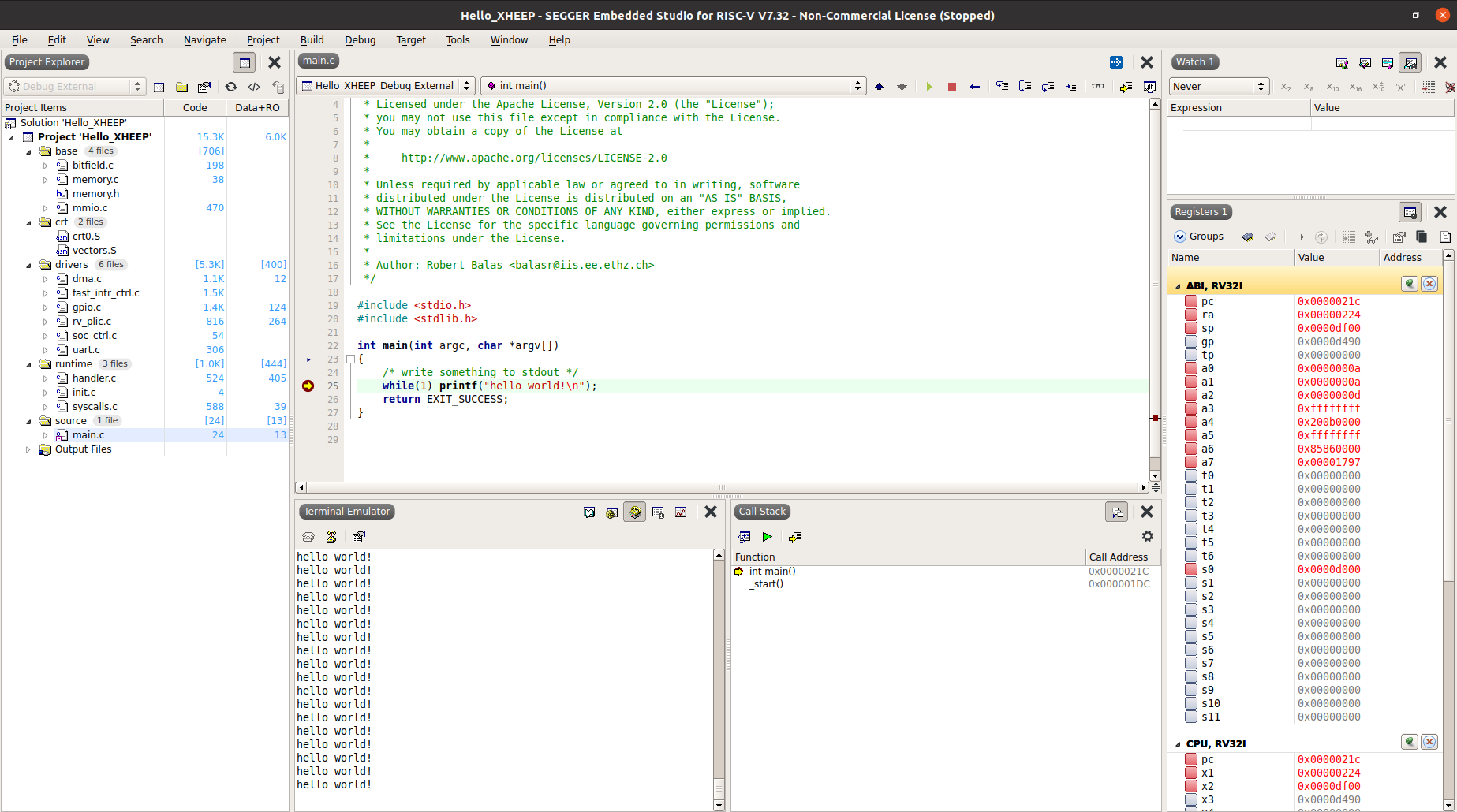 SES Debug